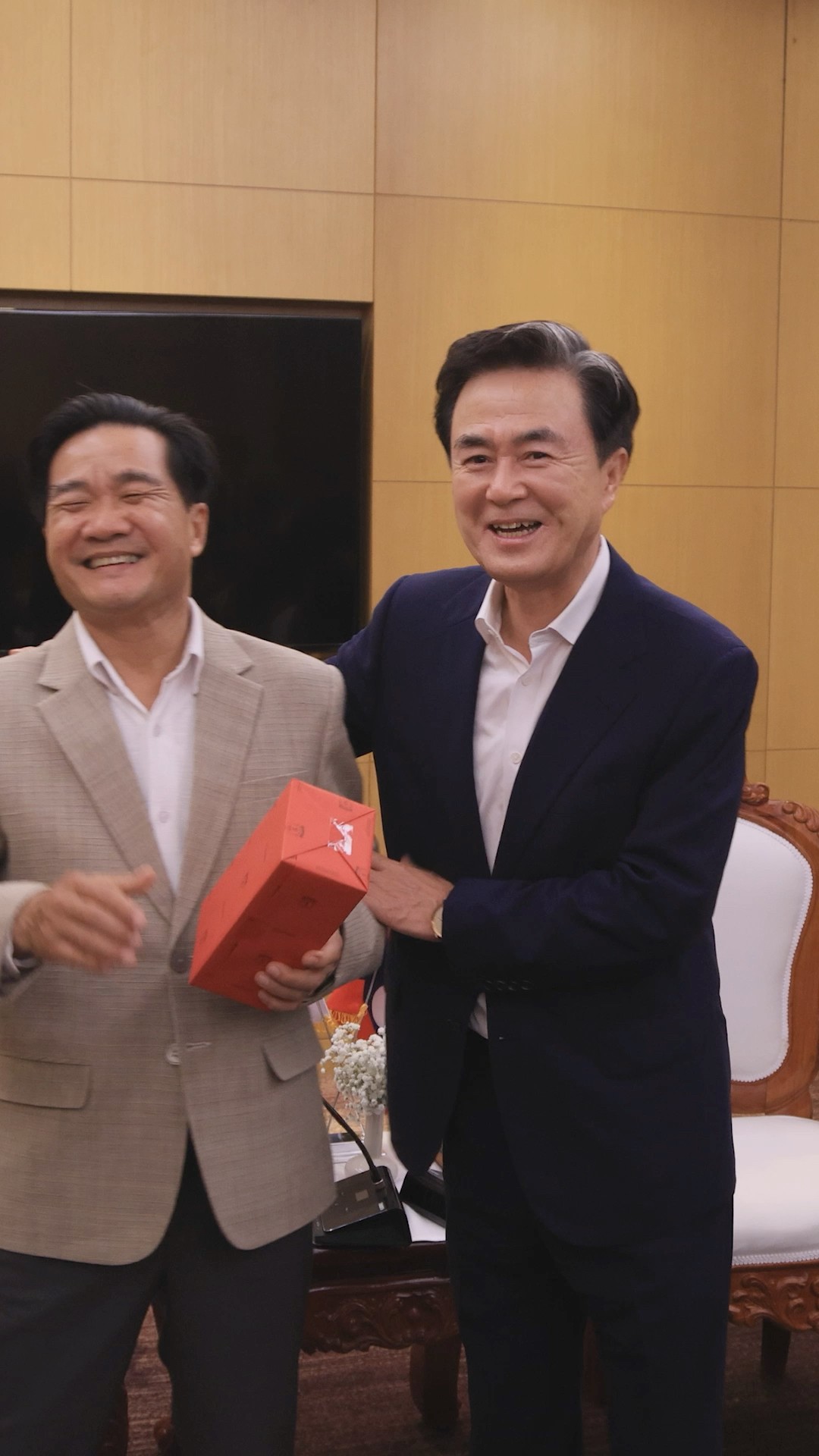 썬타누 탐마봉 라오스 보리캄사이주지사와 접견  #라오스 #순방 #충남 #충청남도 #해외순방