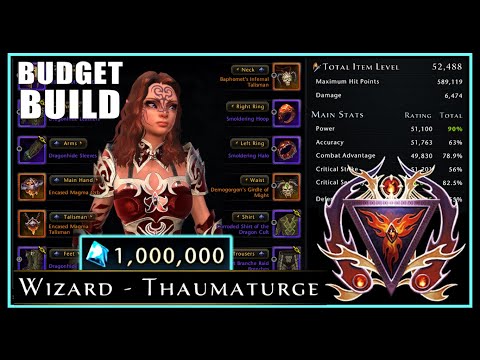 50k IL Wizard DPS Starter Build! (1 mill AD limit) Best Powers + What Gear to Get - Neverwinter M29
