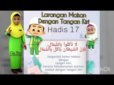 PASTI: HADIS Ke- 17 (Larangan Makan Dengan Tangan Kiri)