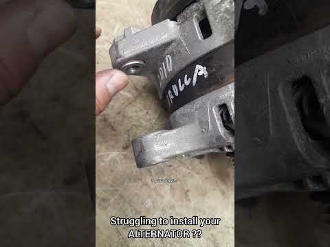 NEW ALTERNATOR WON'T GO IN?? TROUBLE INSTALLING IT?