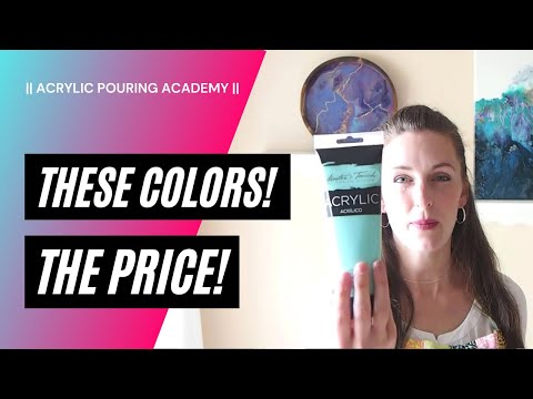 (6) BEST PAINT FOR ACRYLIC POURING!🎨My favorites for affordability and quality!
