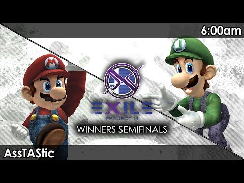 Project M: KoF | AssTAStic (Mario/Ness) V 6:00am (Luigi) - Exile 100 Tournament SSBPM