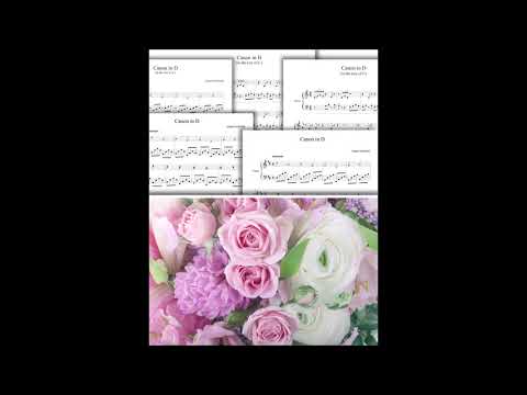"Canon in D" by Pachelbel arranged for Piano solo Multi-Levels