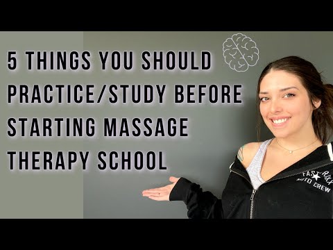 Top 5 Things to Study Before Massage Therapy School
