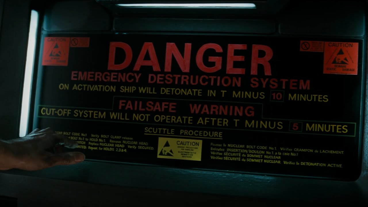 Alien (1979) | Self-Destruct Procedure