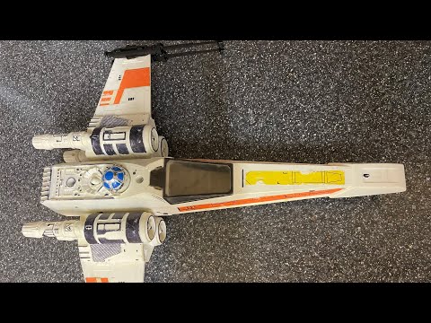 Restoring my old vintage Star Wars X-Wing Fighter from Palitoy Part One