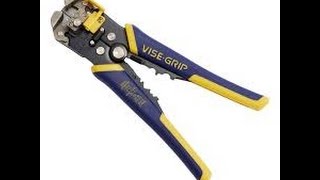 Video thumbnail for Irwin Vise-Grip Self-Adjusting Wire Stripper Review by Jon HVAC