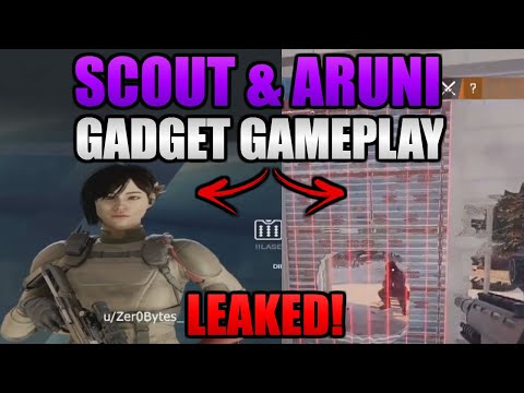 NEW OPERATORS GADGETS! (Scout and Aruni's Gadget Gameplay) - Rainbow Six Siege Leaks and News