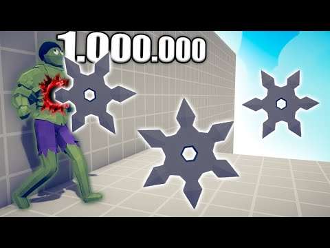 1.000.000 DAMAGE SAMURAI vs UNITS - TABS | Totally Accurate Battle Simulator 2023