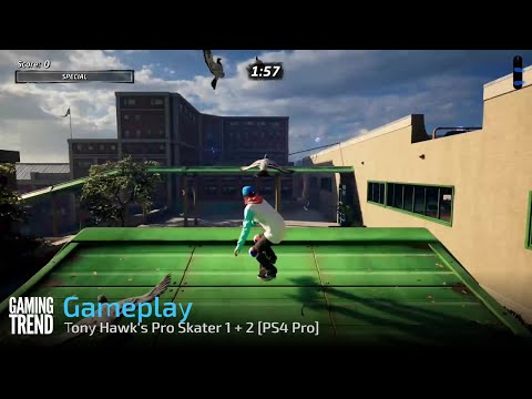 Tony Hawk's Pro Skater 1 + 2 Gameplay - PS4 Pro [Gaming Trend]