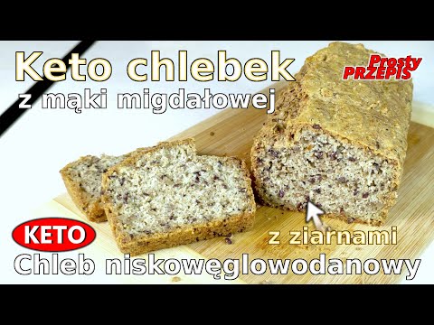 Jak zrobić chleb KETO z mąki migdałowej❓ - Przepis na śniadanie niskowęglowodanowe