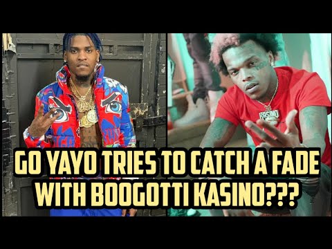 Go Yayo Tries To Catch A Fade With Boogotti Kasino❓ Boogotti Kasino says "N Y'all Believe It"
