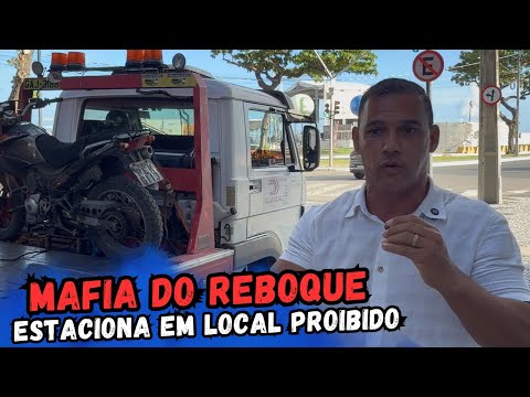 I caught a tow truck red-handed parked in a prohibited area.