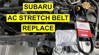 AC Stretch Serpentine Belt Replacement on Subaru 2008-2010
