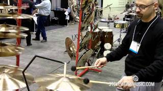 Video thumbnail for Sabian AAX Suspended Cymbal at PASIC 2010 by Steve Weiss Music