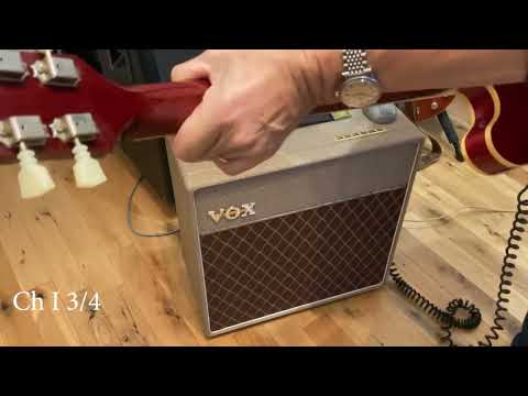 Vox JMI AC15 1963 thin-edge Fawn image 23