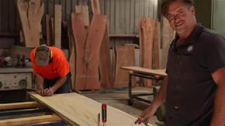 How to Square End &amp; Cut One Straight Edge on your Live Edge Slab