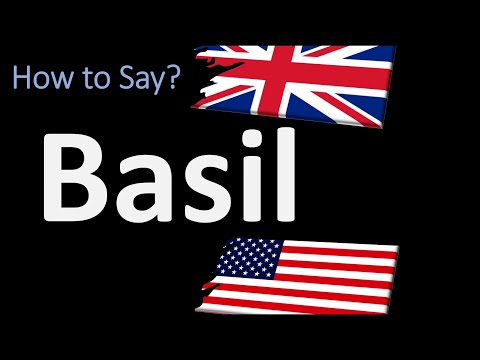 How to Pronounce Basil? | UK British Vs USA American English Pronunciation