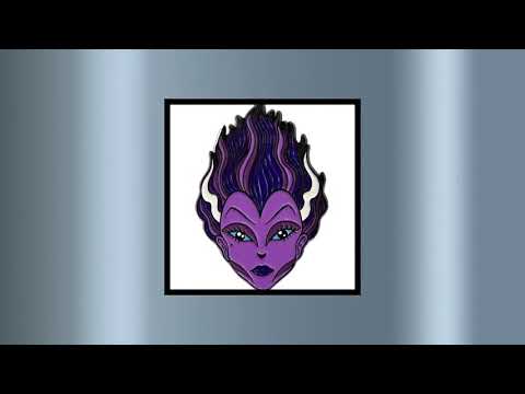 Kreepsville 666 Graves Monster Purple Bride Enamel Pin at NicheNoire