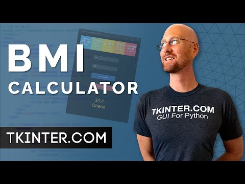Python Projectbmi Calculator Tkinterpython Tkintertutorial