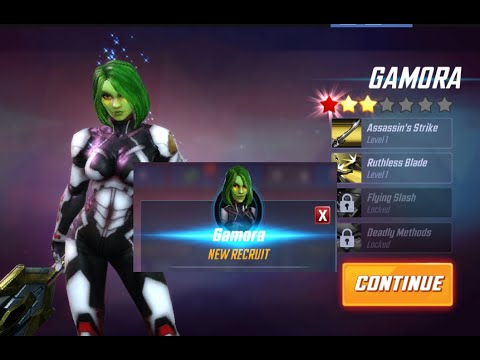 UNLOCK GAMORA BUILD TEAM INFINITY WATCH II MSF Battle II Marvel Strike Force