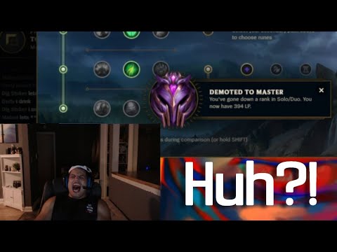 Tyler1 gets DEMOTED to Master in Champ Select