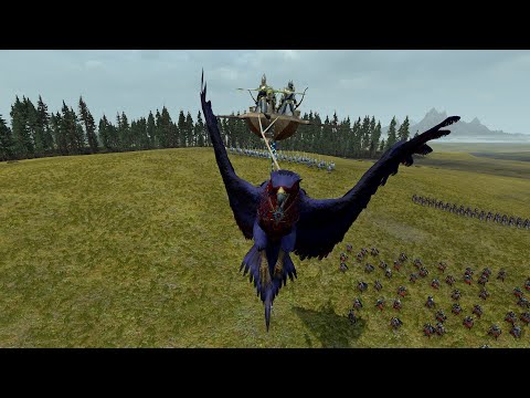 Lothern Skycutter- High elves vs Brettonia- warhammer 2 cinematic battle