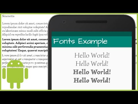 How to Use Custom Fonts as Resources in Android Studio (Incl Toolbar)