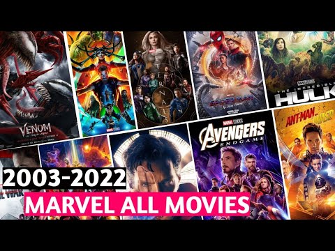 All Marvel Movies in order 2003-2022 list ( movies black channel)