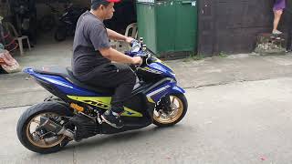 Download lagu Yamaha Aerox versi 1 dengan sistem knalpot Akrapovic full system sound check mp3