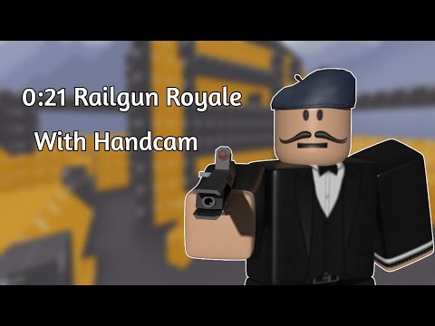 0:21 Matrix Railgun Royale With Handcam | Roblox Arsenal
