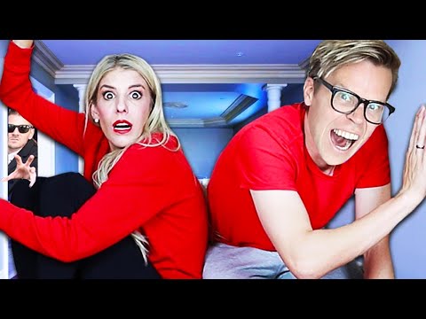 24 Hours TRAPPED in Tiny Escape Room! (Escaping GMI to Reveal Truth) Matt and Rebecca Video