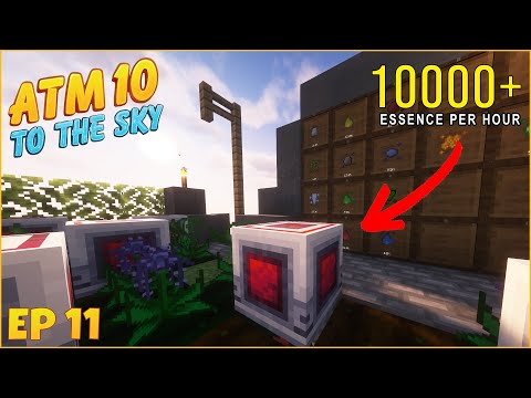 EASY 1000+ Essence with Mystical Agriculture MOD in ATM10 To the Sky!