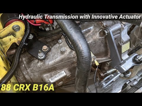Installing a Hydraulic Transmission Into My CRX - Innovative Cable to Hydro Actuator & Motor Mount
