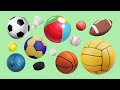 types of sports ball for everybody | Learn sport ball names in English