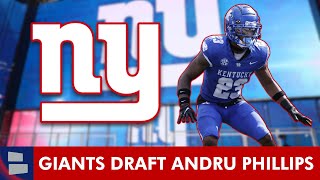 Andru Phillips Selected By New York Giants With Pick #70 In 3rd Round of 2024 NFL Draft