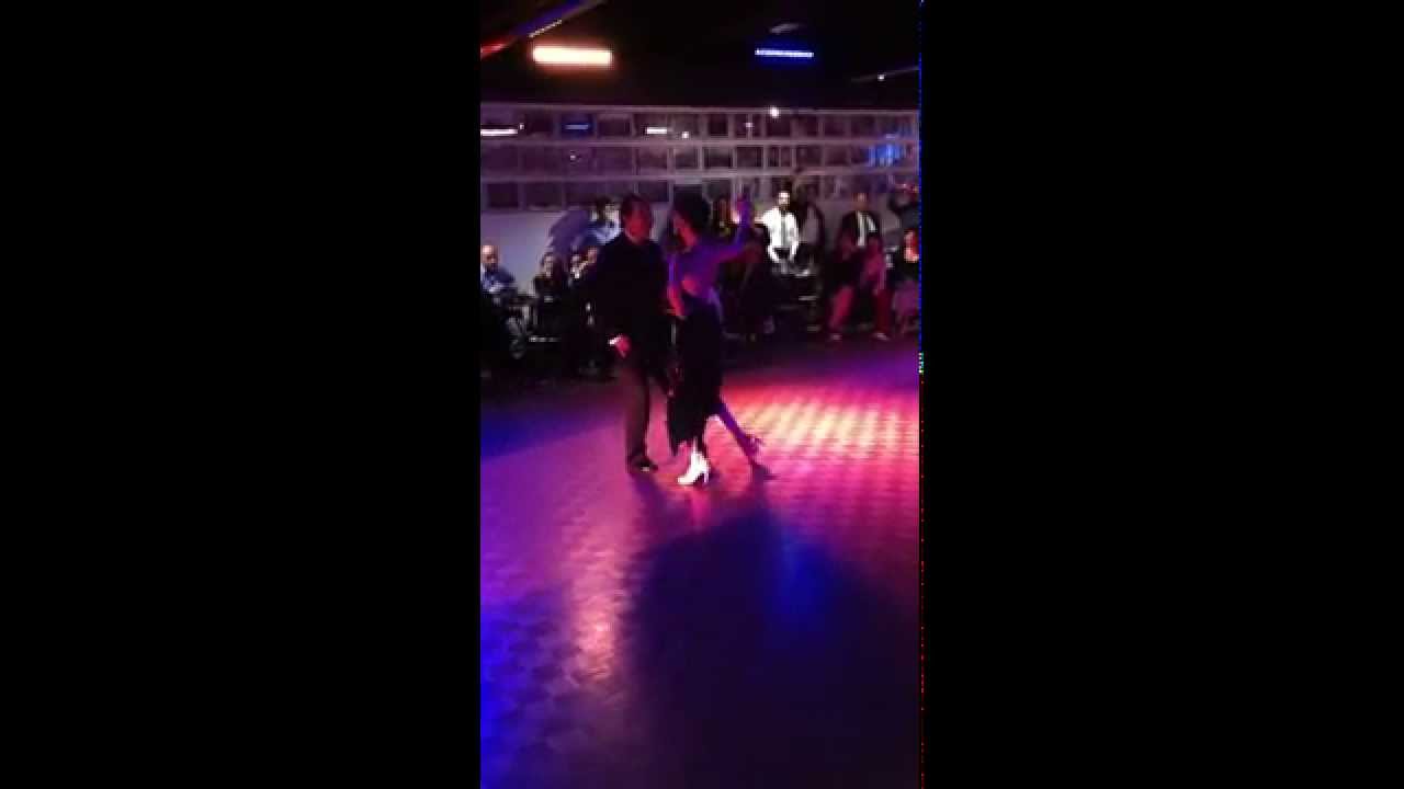 MIGUEL  ANGEL ZOTTO y DAIANA GUSPERO Milonga Opening night en Zotto Academy 15 12 12