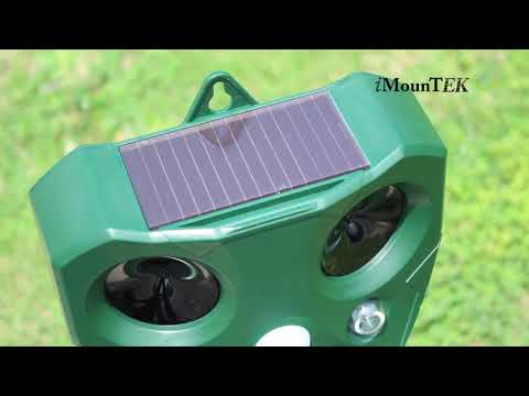 Ultrasonic Animal Repeller Solar Powered Repellent with Motion Sensor