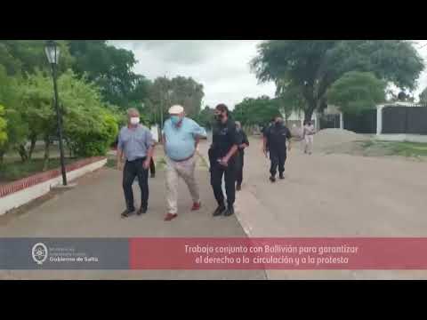 Trabajo conjunto con Ballivián para garantizar el derecho a la circulación y a la protesta