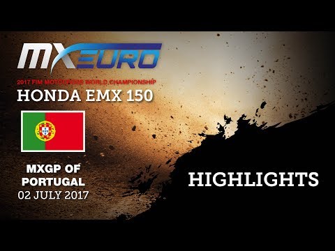 Honda EMX150 Race2 Highlights_MXGP of Portugal 2017