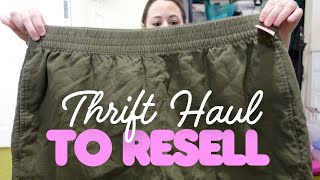 Quick Friday Night Thrift Trip Haul | Sourcing to Resell Online | Poshmark eBay Mercari depop