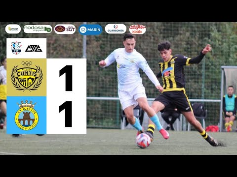 Atlético Cuntis 1-1 Marín C.F. | Resumen 1ª Futgal - Jornada 9