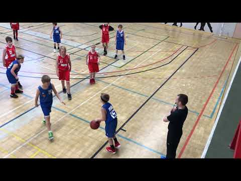 Minipoikien koripalloa 26.10.2019, HoNsU Red - Jämsän Koripeikot