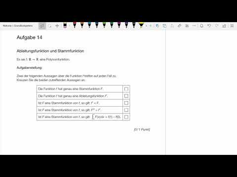 Matura Jänner 2020 AHS Aufgabe 14