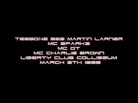 Teebone & Martin Larner B2B Live @ Club Liberty With Mc's Sparks,DT & Charlie Brown (RIP)