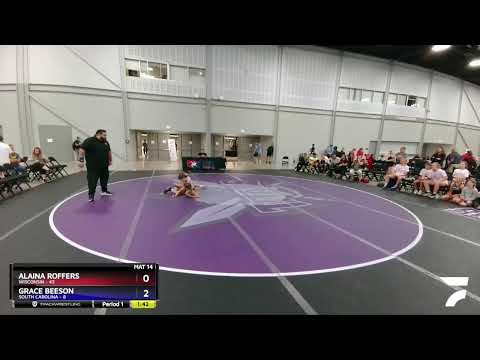 105 Lbs Round 1 (8 Team) - Alaina Roffers, Wisconsin Vs Grace Beeson, South Carolina 3b27