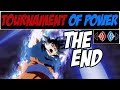 The END Of THE TOURNAMENT OF POWER Which Scenario Is Most Likely To Occur