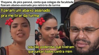 COLEGAS DE THAYANE, A NOIA DA TRILHA, FAZEM ABAIXO-ASSINADO PRA EXPULSÁ-LA DE FACULDADE