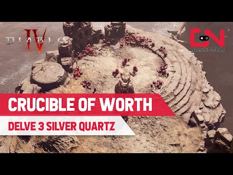 Crucible of Worth Quest Guide in Diablo 4 - How to Gather 3 Silver Quartz from the Infected Delve