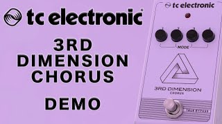 Video thumbnail for TC Electronic - 3RD Dimension Chorus - Demo by Ryan Lutton